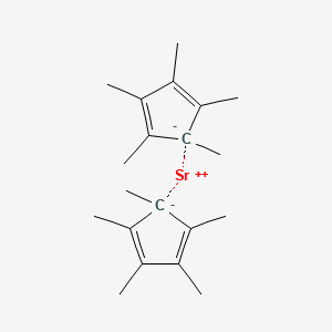 Bis(1,2,3,4,5-pentamethylcyclopenta-2,4-dien-1-yl)strontium