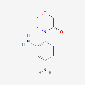molecular formula C10H13N3O2 B057102 4-(2,4-二氨基苯基)吗啉-3-酮 CAS No. 482308-13-4