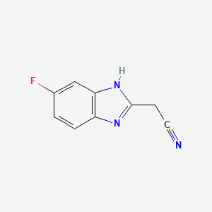 2-(5-Fluoro-1H-benzo[d]imidazol-2-yl)acetonitrile