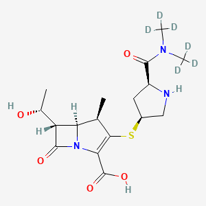 molecular formula C17H25N3O5S B571027 Meropenem-d6 