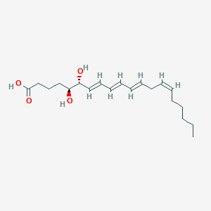 molecular formula C20H32O4 B571030 5(S),6(R)-11-trans DiHETE CAS No. 129263-59-8