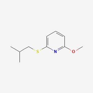2-(Isobutylsulfanyl)-6-methoxypyridine