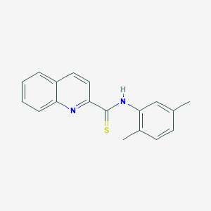 molecular formula C18H16N2S B5710524 N-(2,5-dimethylphenyl)quinoline-2-carbothioamide 