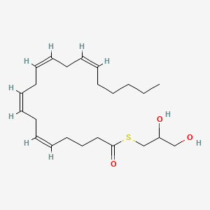 molecular formula C23H38O3S B571053 Arachidonoyl-1-thio-Glycerol 