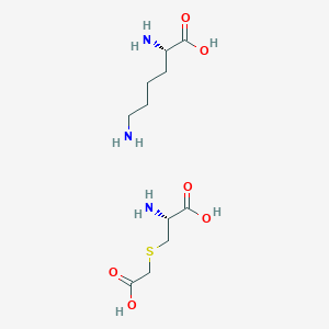 molecular formula C11H23N3O6S B057108 Carbocysteine lysine CAS No. 49673-81-6