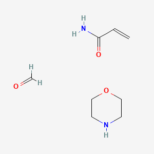 molecular formula C8H16N2O3 B571089 Formaldehyde;morpholine;prop-2-enamide CAS No. 125302-07-0