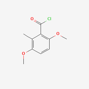 molecular formula C10H11ClO3 B571094 3,6-Dimethoxy-2-methylbenzoyl chloride CAS No. 116324-51-7
