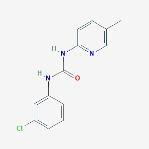 molecular formula C13H12ClN3O B5710984 N-(3-CHLOROPHENYL)-N'-(5-METHYL-2-PYRIDYL)UREA 