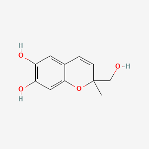 2-(Hydroxymethyl)-2-methyl-2H-chromene-6,7-diol
