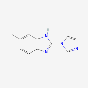 2-(1H-imidazol-1-yl)-5-methyl-1H-benzo[d]imidazole