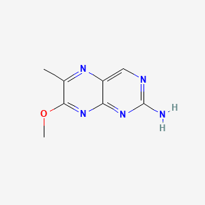 molecular formula C8H9N5O B571110 7-Methoxy-6-methylpteridin-2-amine CAS No. 116616-64-9