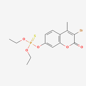 molecular formula C14H16BrO5PS B571137 Cekafix CAS No. 121227-99-4