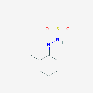molecular formula C8H16N2O2S B5711534 N-[(E)-(2-methylcyclohexylidene)amino]methanesulfonamide 