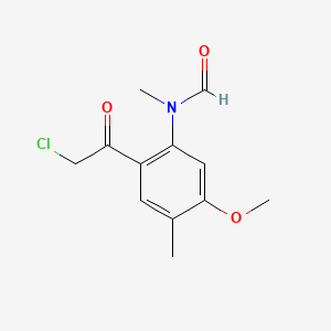 N-[2-(Chloroacetyl)-5-methoxy-4-methylphenyl]-N-methylformamide