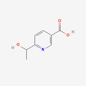 6-(1-Hydroxyethyl)pyridine-3-carboxylic acid