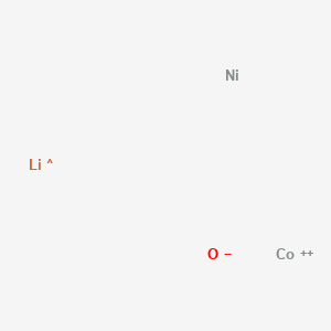 molecular formula CoLiNiO B571176 Lithiumnickelcobaltoxide CAS No. 113066-89-0