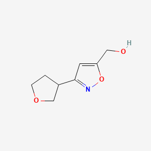 (3-(Tetrahydrofuran-3-yl)isoxazol-5-yl)methanol