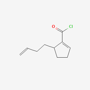 5-(But-3-EN-1-YL)cyclopent-1-ene-1-carbonyl chloride