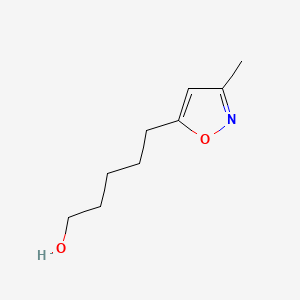 3-Methyl-5-(5-hydroxypentyl)isoxazole