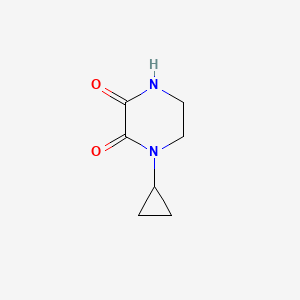 1-Cyclopropylpiperazine-2,3-dione