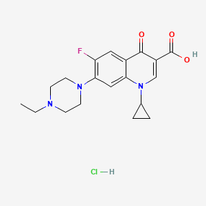 molecular formula C19H23ClFN3O3 B571203 Enrofloxacin monohydrochloride CAS No. 112732-17-9