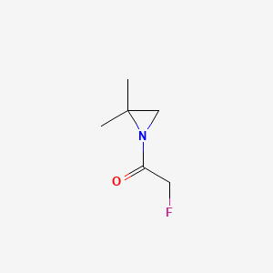 1-(2,2-Dimethylaziridin-1-yl)-2-fluoroethan-1-one