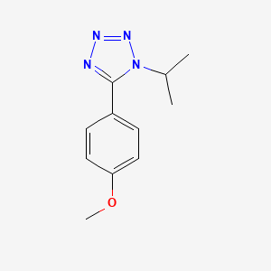 molecular formula C11H14N4O B5712079 1-Isopropyl-5-(4-methoxy-phenyl)-1H-tetrazole 