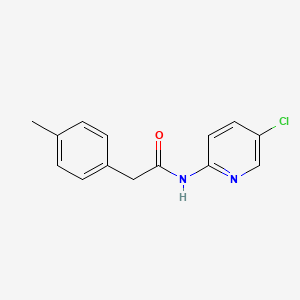 molecular formula C14H13ClN2O B5712162 N-(5-chloropyridin-2-yl)-2-(4-methylphenyl)acetamide 