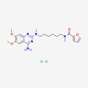 molecular formula C23H32ClN5O4 B571218 GB 67 CAS No. 116784-70-4