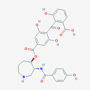molecular formula C28H26N2O10 B057124 Balanol CAS No. 167937-47-5