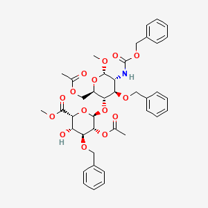 a-D-Glucopyranoside,methyl  4-O-[2-O-acetyl-6-methyl-3-O-(phenylmethyl)-a-L-idopyranuronosyl]-2-deox