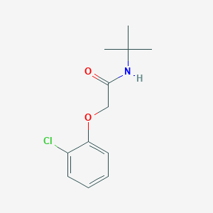 molecular formula C12H16ClNO2 B5712850 N-tert-butyl-2-(2-chlorophenoxy)acetamide 