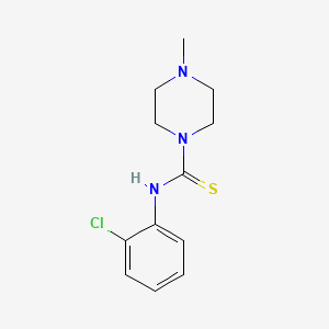 molecular formula C12H16ClN3S B5712943 N-(2-chlorophenyl)-4-methyl-1-piperazinecarbothioamide 