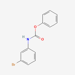 molecular formula C13H10BrNO2 B5713014 phenyl N-(3-bromophenyl)carbamate CAS No. 86764-83-2