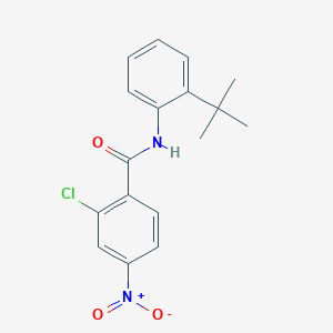 molecular formula C17H17ClN2O3 B5713128 N-(2-tert-butylphenyl)-2-chloro-4-nitrobenzamide CAS No. 519035-58-6