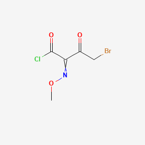 4-Bromo-2-(methoxyimino)-3-oxobutanoyl chloride