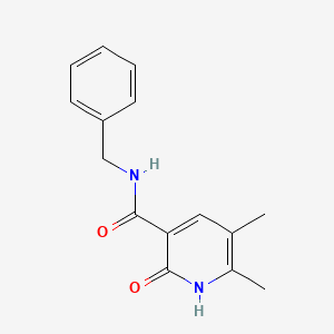 molecular formula C15H16N2O2 B5713147 N-benzyl-5,6-dimethyl-2-oxo-1H-pyridine-3-carboxamide 