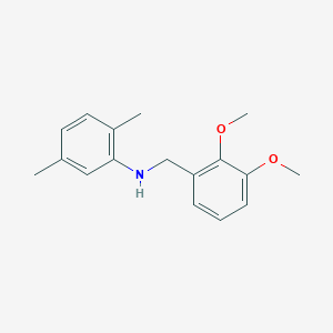 molecular formula C17H21NO2 B5713617 N-(2,3-dimethoxybenzyl)-2,5-dimethylaniline 