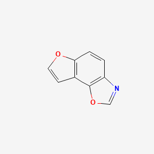 molecular formula C9H5NO2 B571363 Furo[2,3-g][1,3]benzoxazole CAS No. 115422-75-8