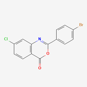 molecular formula C14H7BrClNO2 B5713631 2-(4-Bromophenyl)-7-chloro-3,1-benzoxazin-4-one CAS No. 5793-19-1
