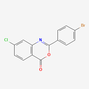 B5713631 2-(4-bromophenyl)-7-chloro-4H-3,1-benzoxazin-4-one CAS No. 5793-19-1