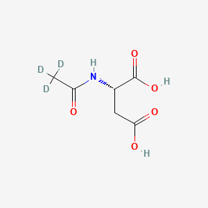 molecular formula C6H9NO5 B571380 N-Acetyl-L-Aspartic Acid-d3 CAS No. 1383929-94-9