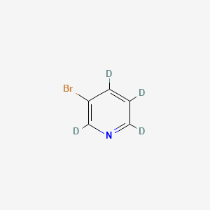 molecular formula C5H4BrN B571381 3-Bromopyridine-D4 CAS No. 66148-14-9