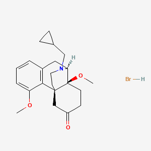 molecular formula C22H30BrNO3 B571395 Cyprodime hbr CAS No. 118111-51-6