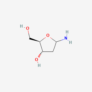 (2R,3S)-5-Amino-2-(hydroxymethyl)tetrahydrofuran-3-ol