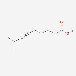 molecular formula C10H16O2 B571414 8-Methylnon-6-ynoic acid CAS No. 780760-97-6