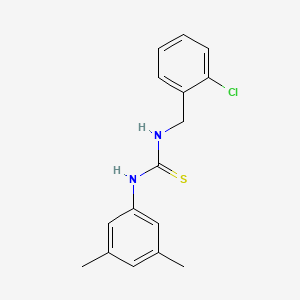 molecular formula C16H17ClN2S B5714167 1-(2-Chlorobenzyl)-3-(3,5-dimethylphenyl)thiourea 