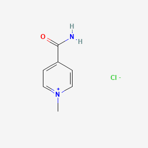 molecular formula C7H9ClN2O B571418 4-Carbamoyl-1-methylpyridin-1-ium chloride CAS No. 7680-68-4
