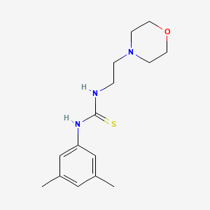 molecular formula C15H23N3OS B5714217 N-(3,5-DIMETHYLPHENYL)-N'-(2-MORPHOLINOETHYL)THIOUREA 