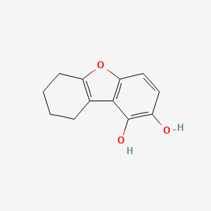 molecular formula C12H12O3 B571429 6,7,8,9-Tetrahydro-2,3-dibenzofurandiol CAS No. 123558-80-5